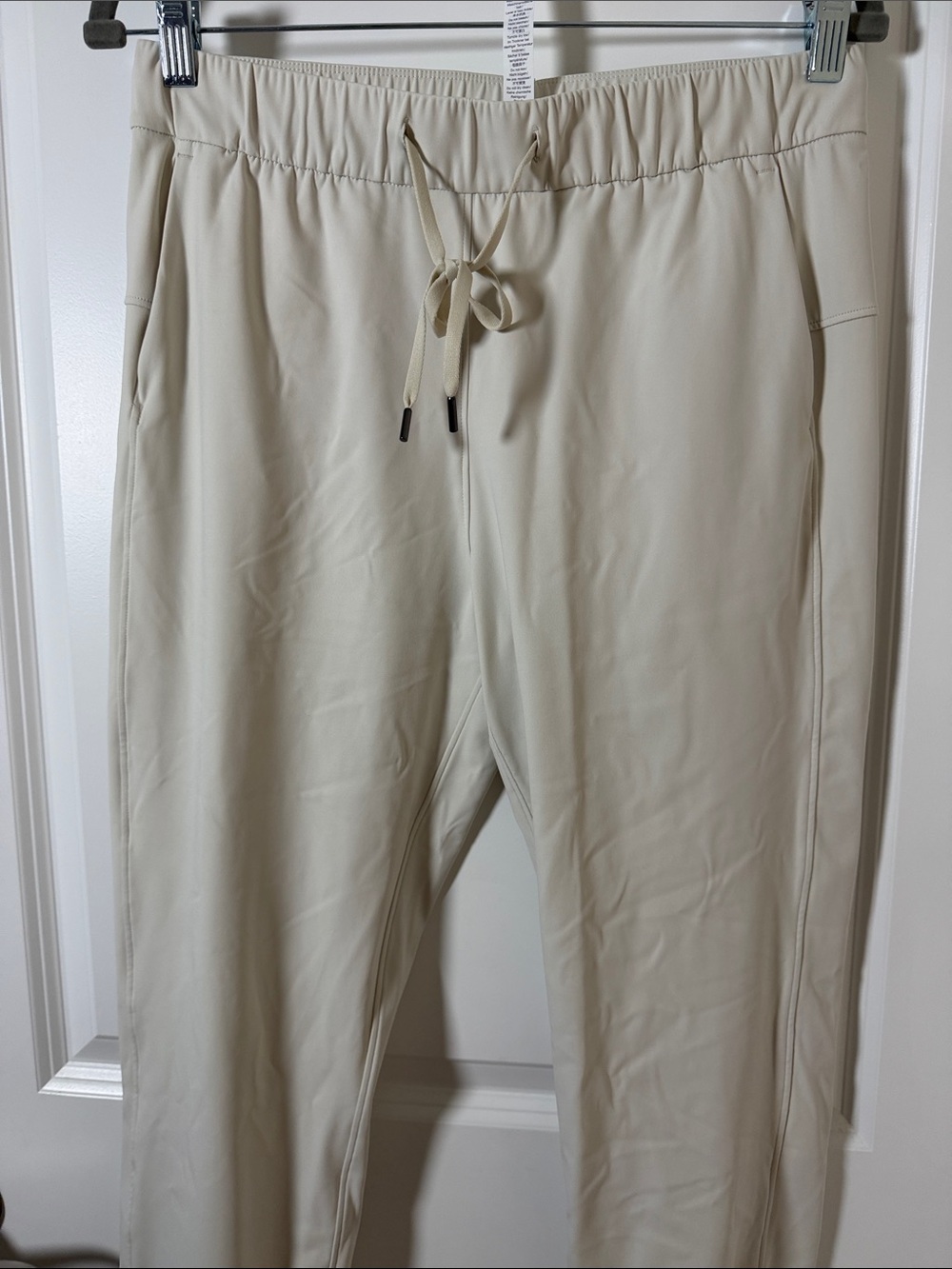 CRZ YOGA Women’s Drawstring Joggers in Light Beige